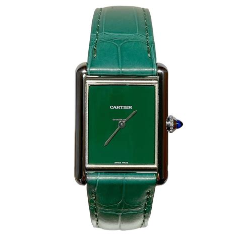 cartier tank green